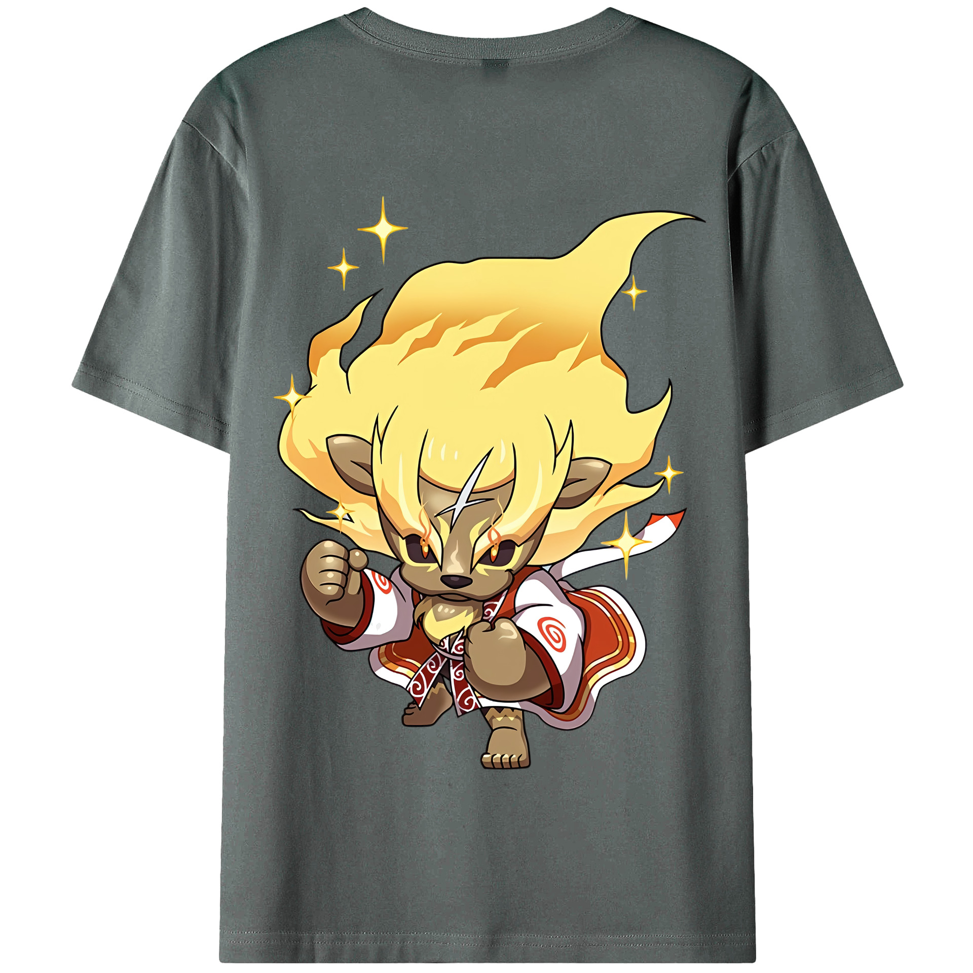 （画像用） 妖怪ウォッチ Yo-kai Watch 綿100％半袖Tシャツ（背面プリント）